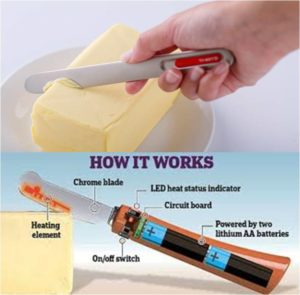 cool kitchen gadgets self-heating butter knife