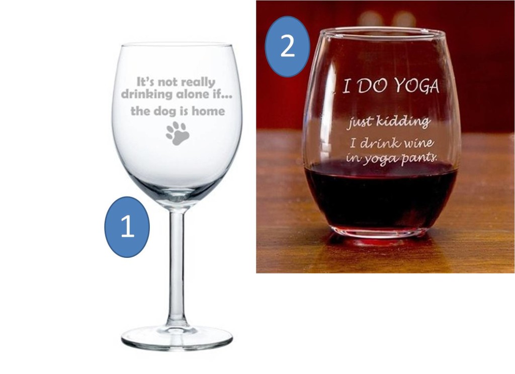 funny wine glasses