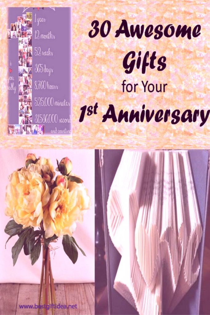 creative gifts for 1st anniversary 