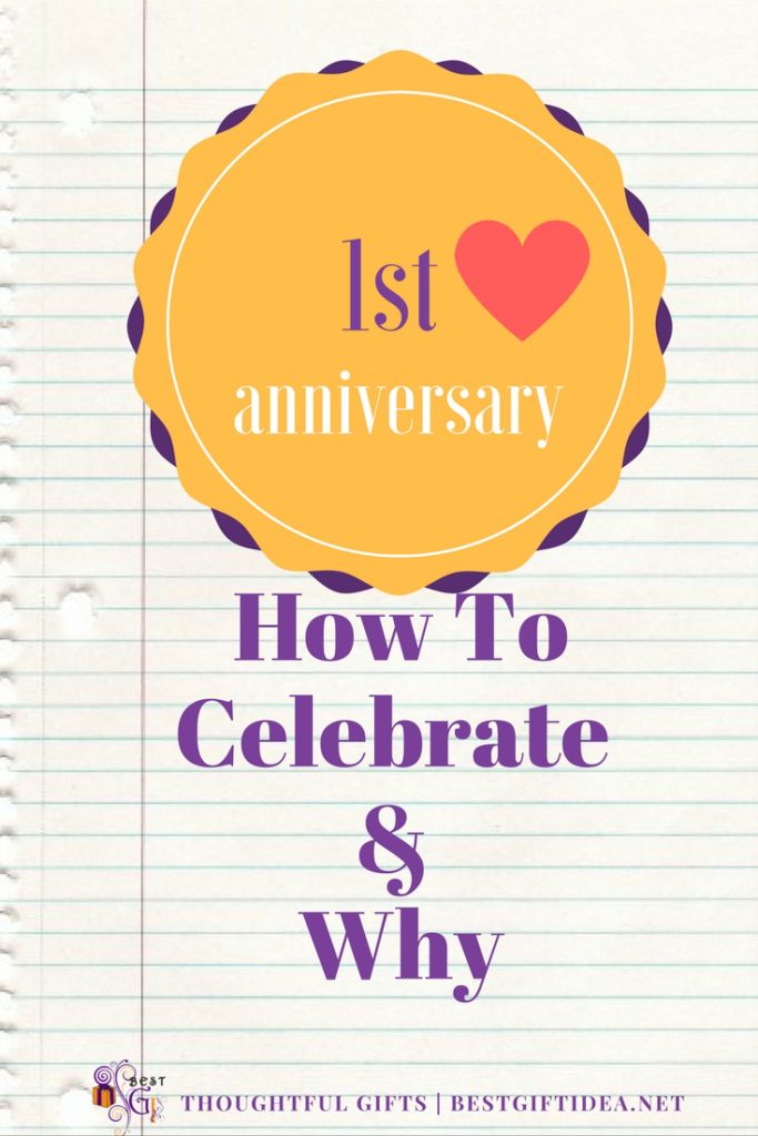 how to celebrate first wedding anniversary