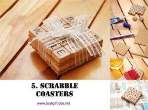 diy scrabble coasters