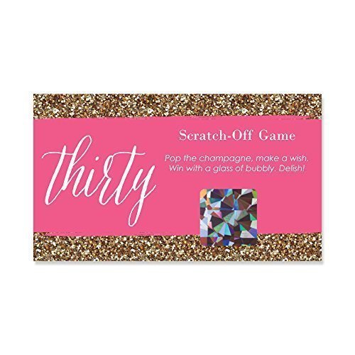 best-gift-idea-chic-30th-birthday-pink-and-gold-party-game-scratch