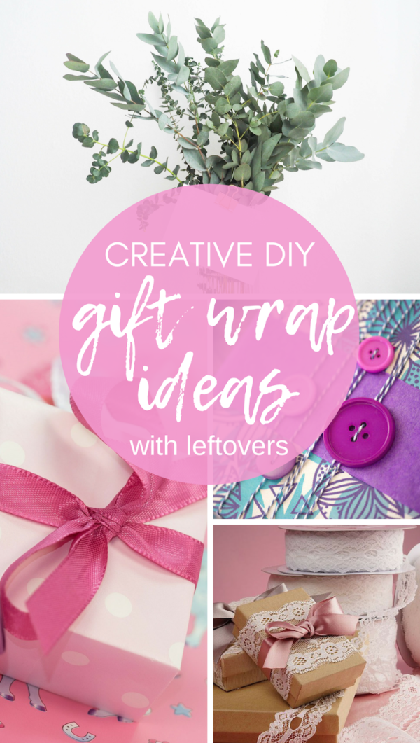 Best Gift Idea Upcycled DIY Gift Wrap Using Things from Around The House