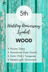 5th wedding anniversary gifts by year